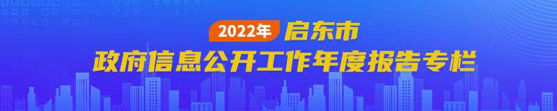 2022年启东市政府信息公...